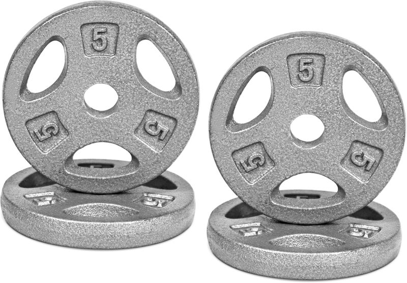 CAP Barbell Standard 1-Inch Grip Weight Plates - Image 1